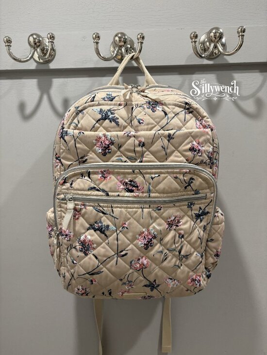 Vera Bradley Strawflowers XL Campus Backpack in Performance Twill main image 6